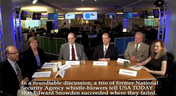 Three former officials at the National Security Agency have become outspoken critics of the agency and its spying methods. Their lawyer, Jesselyn Radack, has criticized practices she saw while working at the Justice Department